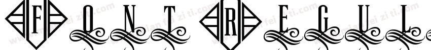 Font RegularVersion字体转换